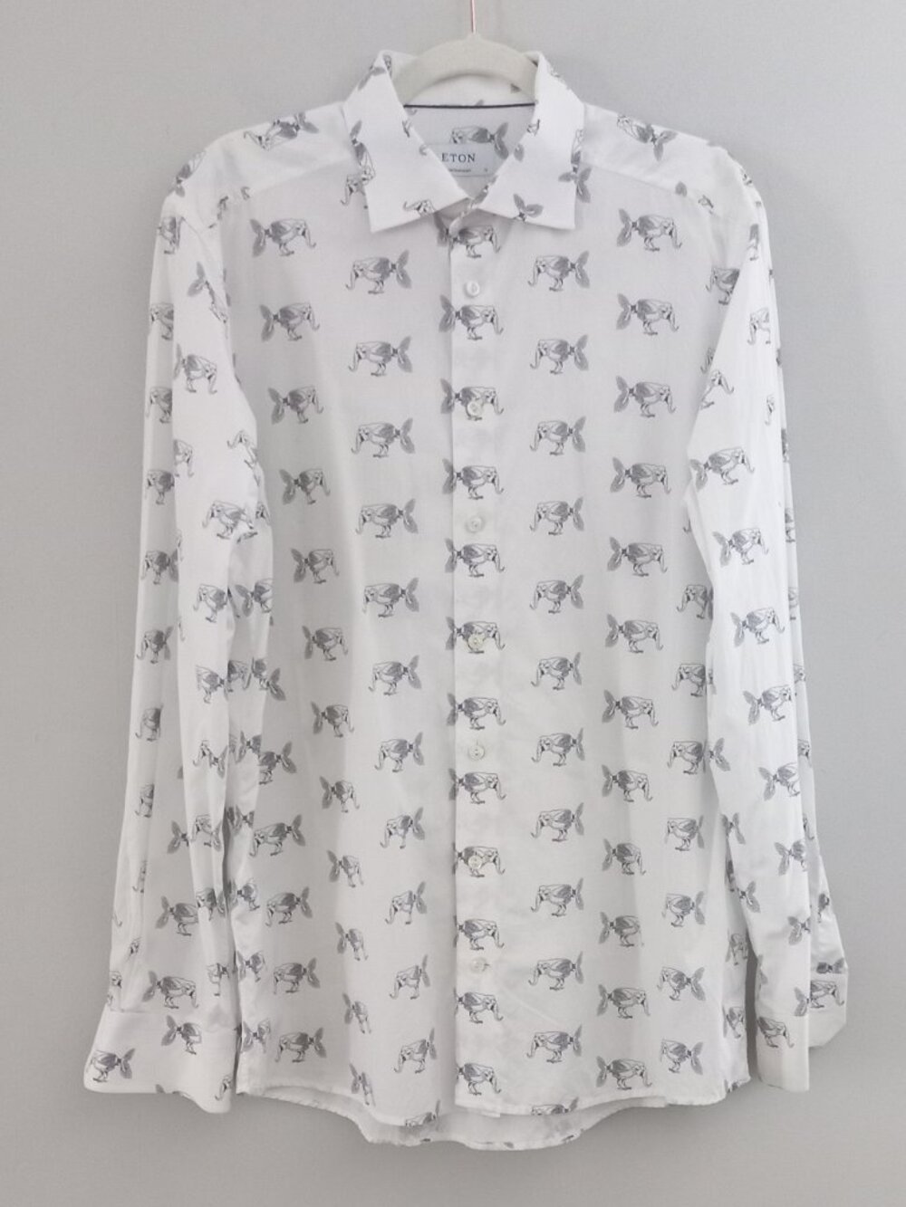 ETON animal pattern 100% cotton dress shirt